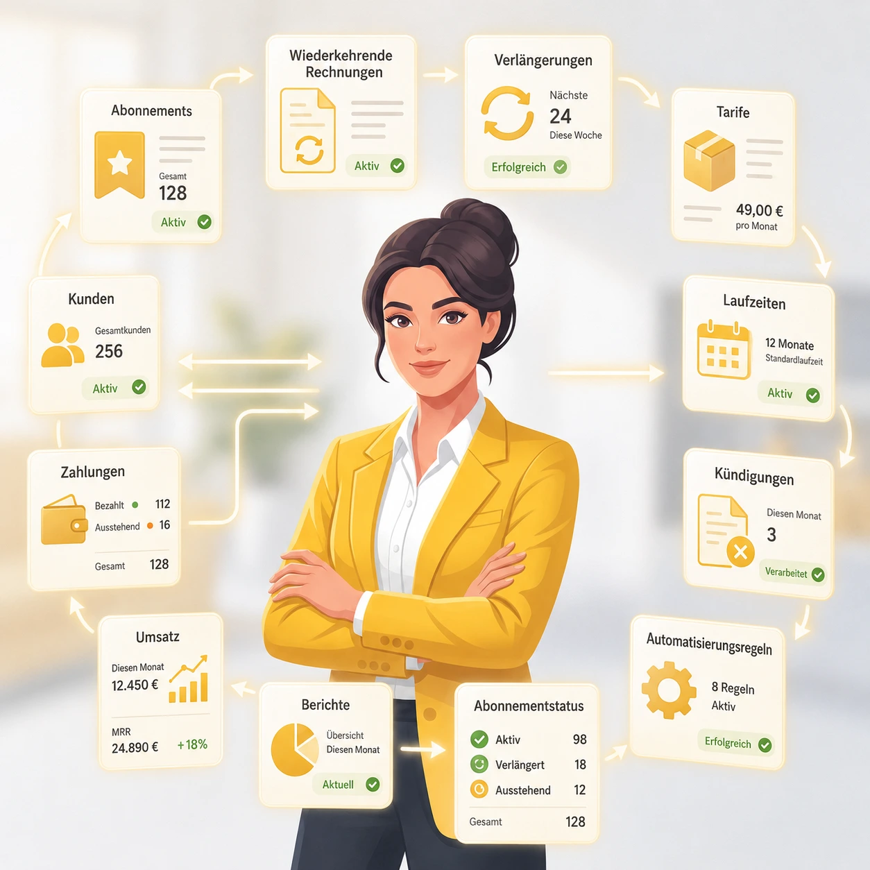 Odoo-Modul «Abonnements»