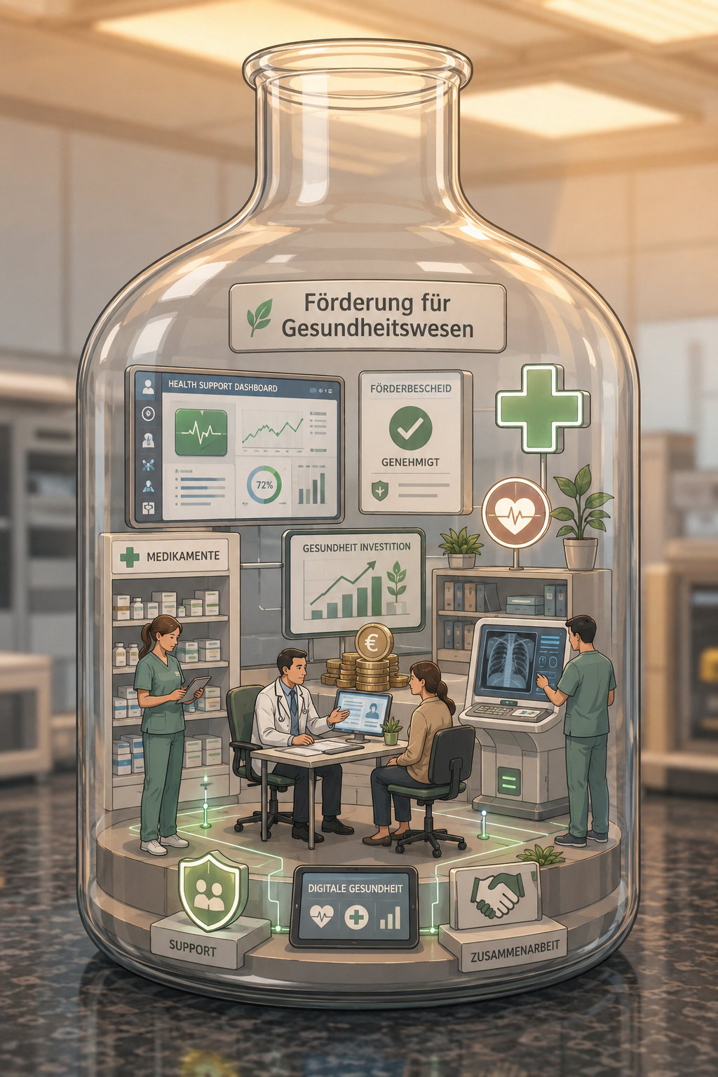Förderung im Gesundheitswesen