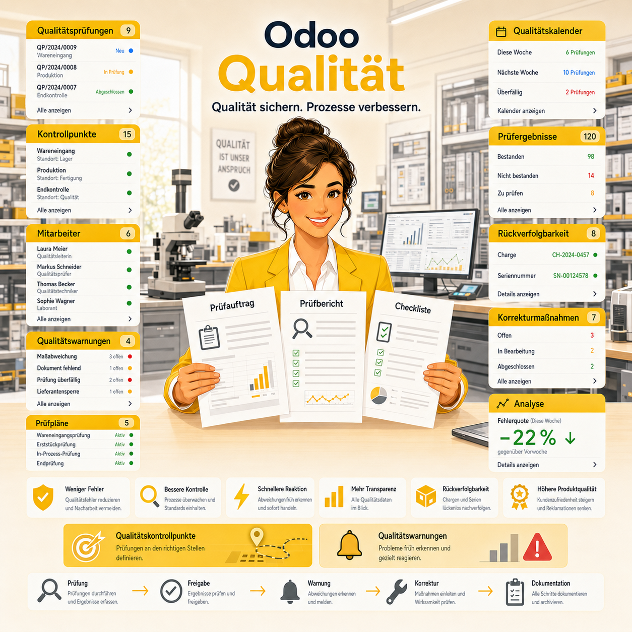 Qualität Odoo Modul