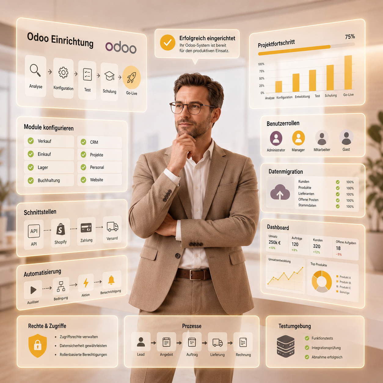 Odoo Einrichtung