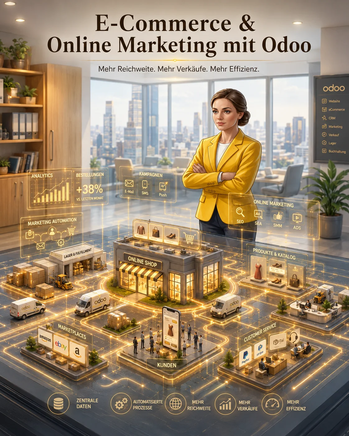 Online Marketing mit Odoo