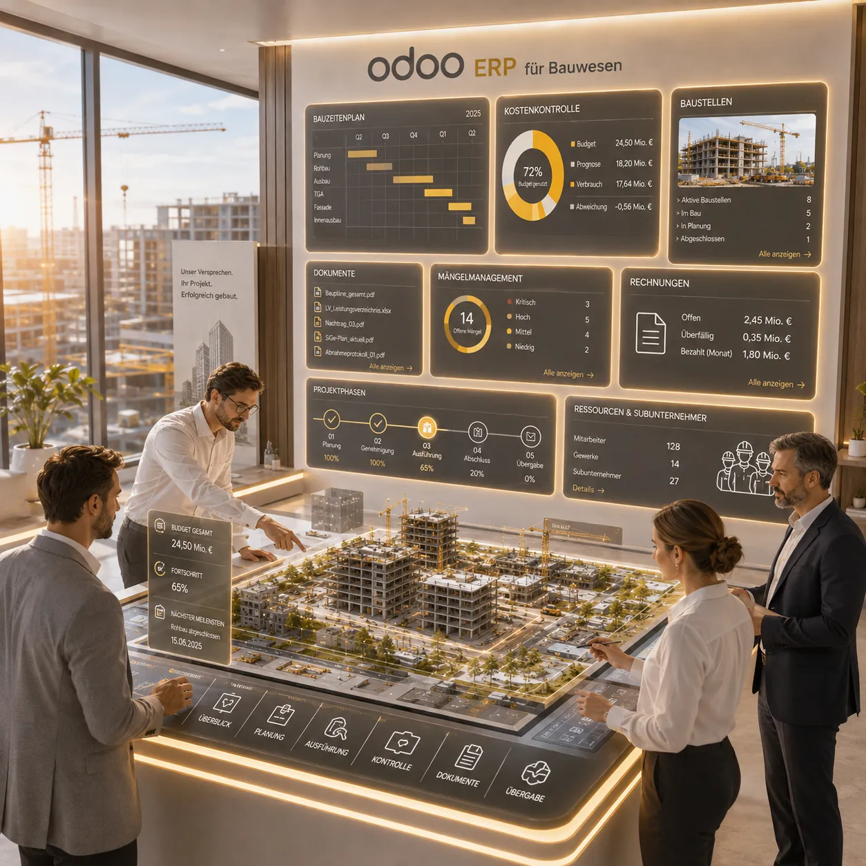 Odoo für Bauwesen