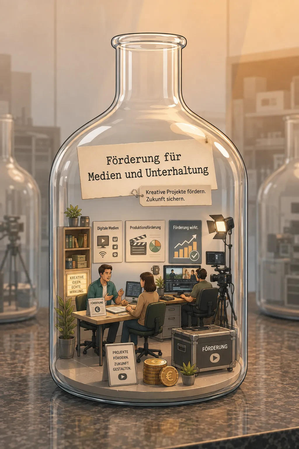 Förderung für Medien und Unterhaltung