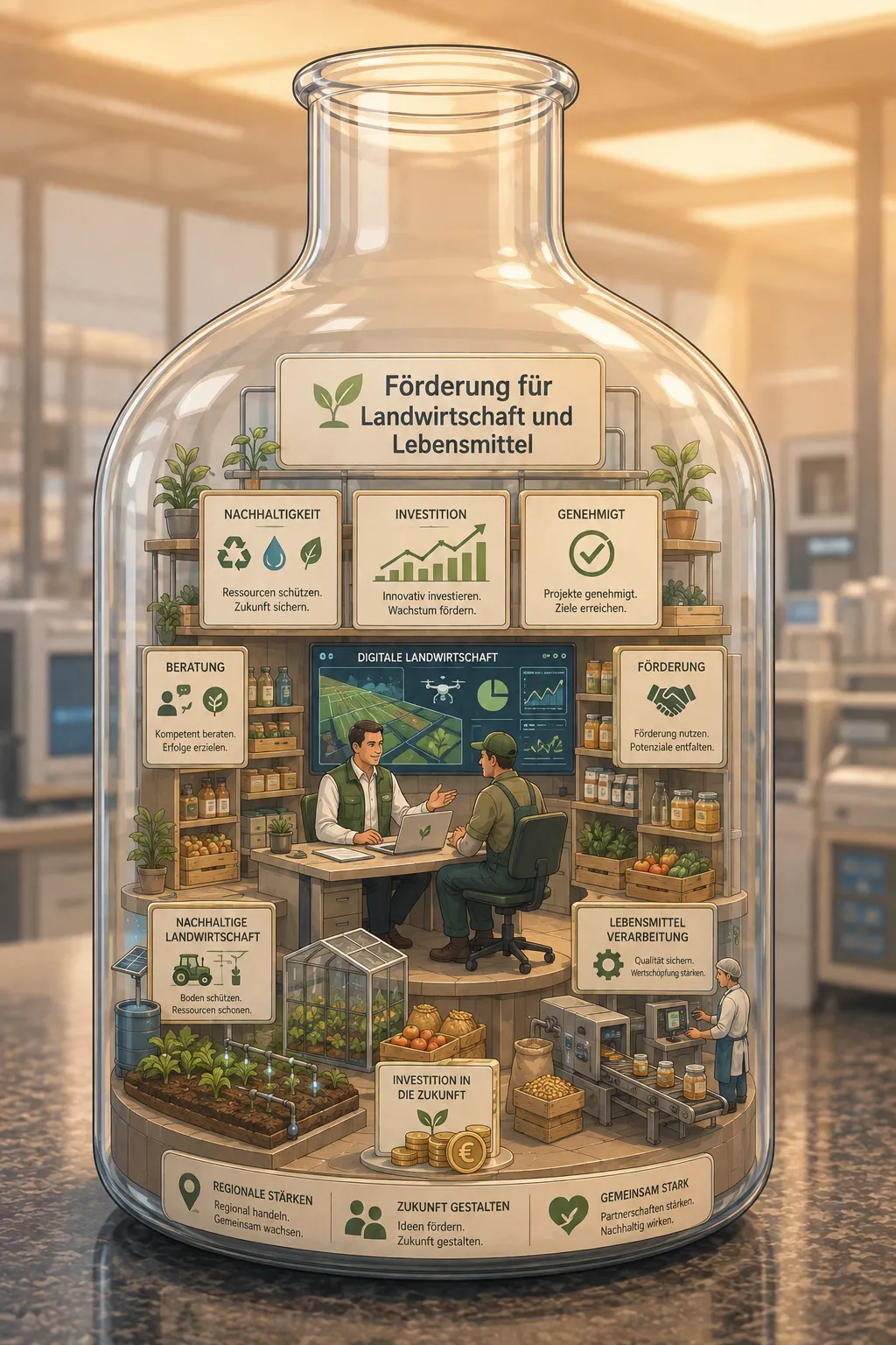 Förderung für Landwirtschaft
