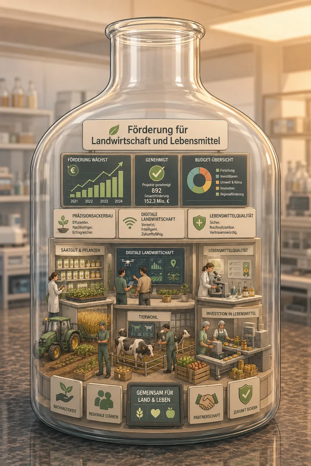 Förderung für Landwirtschaft