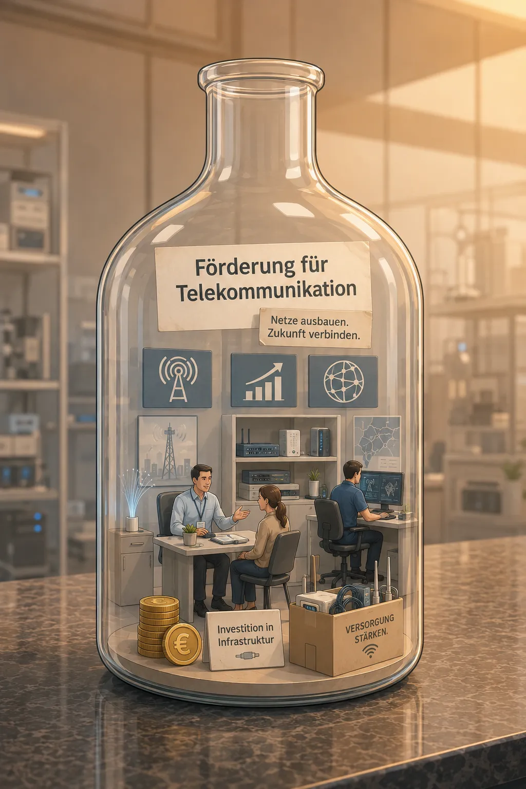 Förderung für Telekommunikation