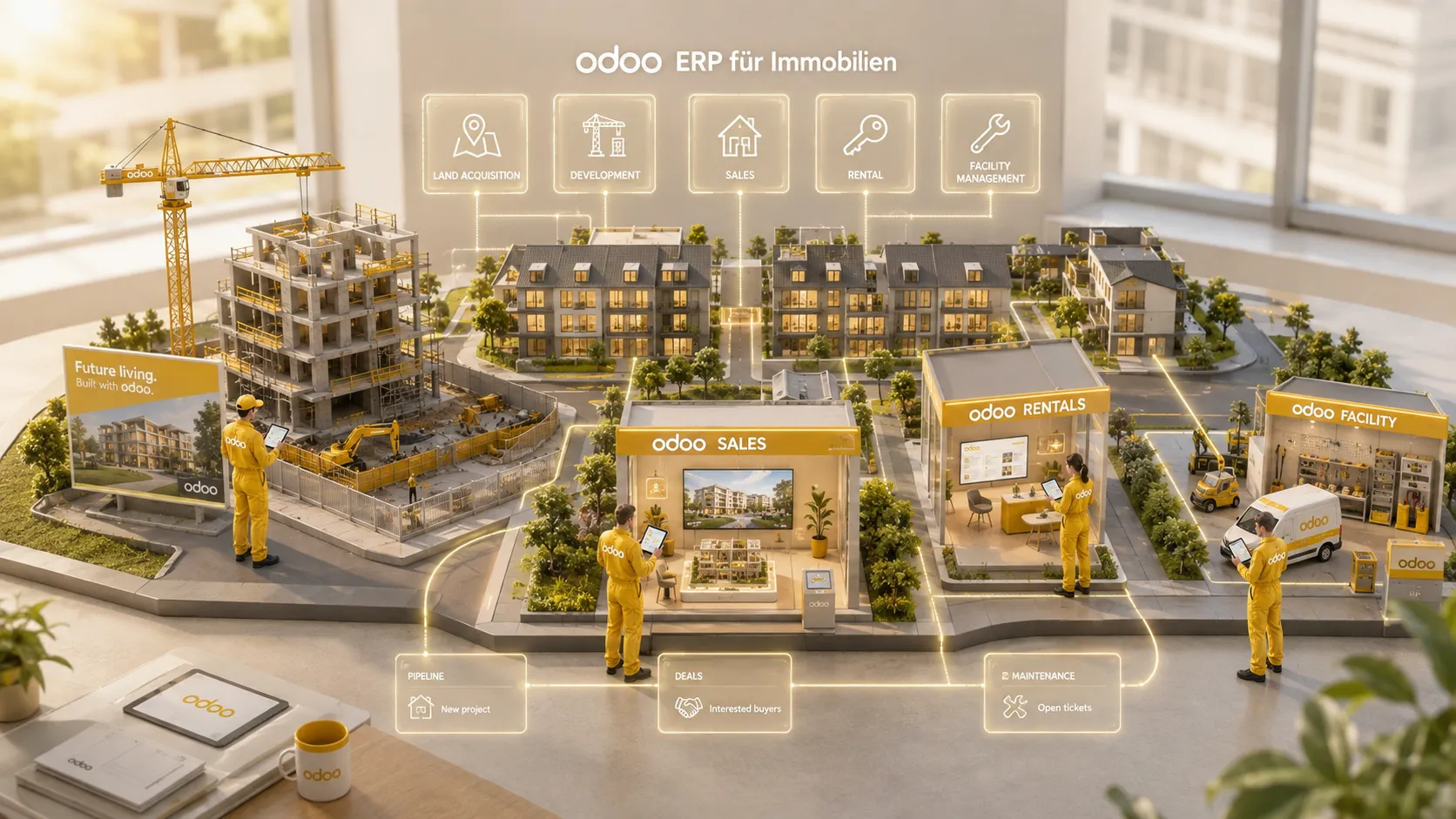 Odoo ERP für Immobilien