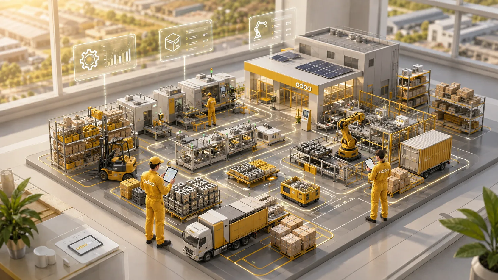 Individuelle Odoo-Entwicklung für Fertigungsunternehmen
