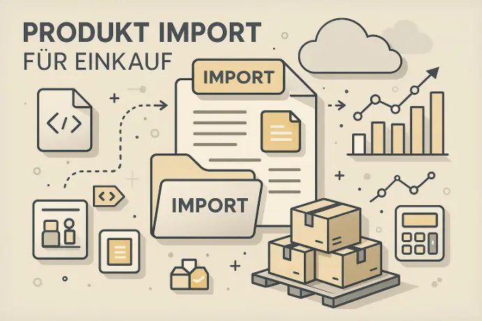 Produkt Import für Einkauf